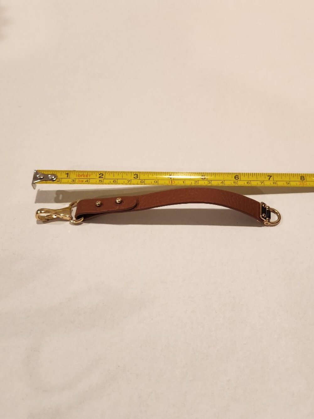 Genuine Leather Horse Bit Clamp Bracelet - Picture 3 of 6